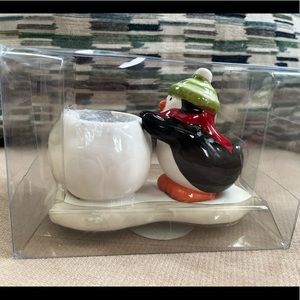 Hallmark penguin tea light holder
